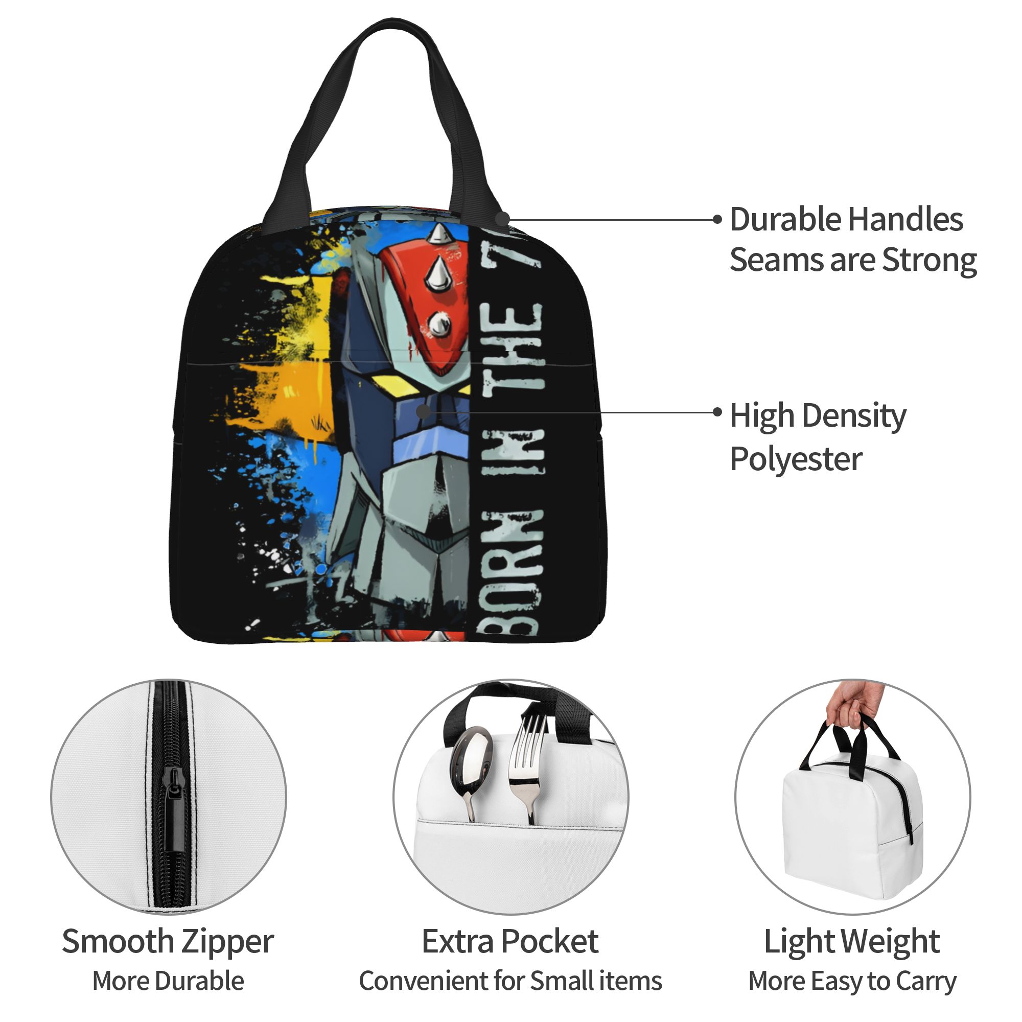 Travel Accessories 2022 - 여성용 맞춤형 G-Grendizeres 절연 도시락 가방