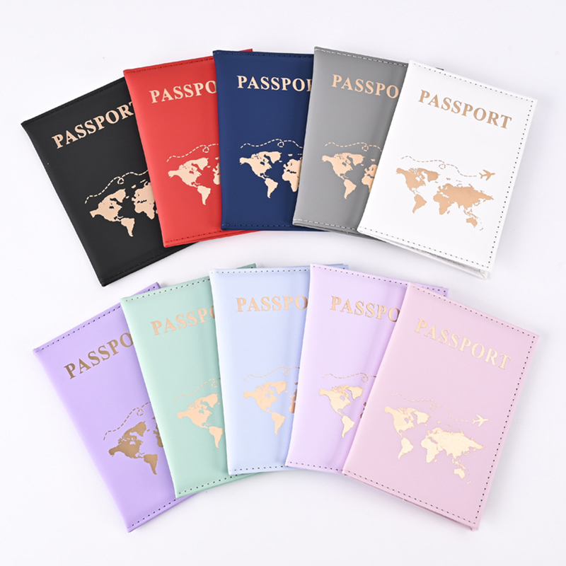 Travel Accessories Box - 패션 여권 보호 커버 세계 패턴