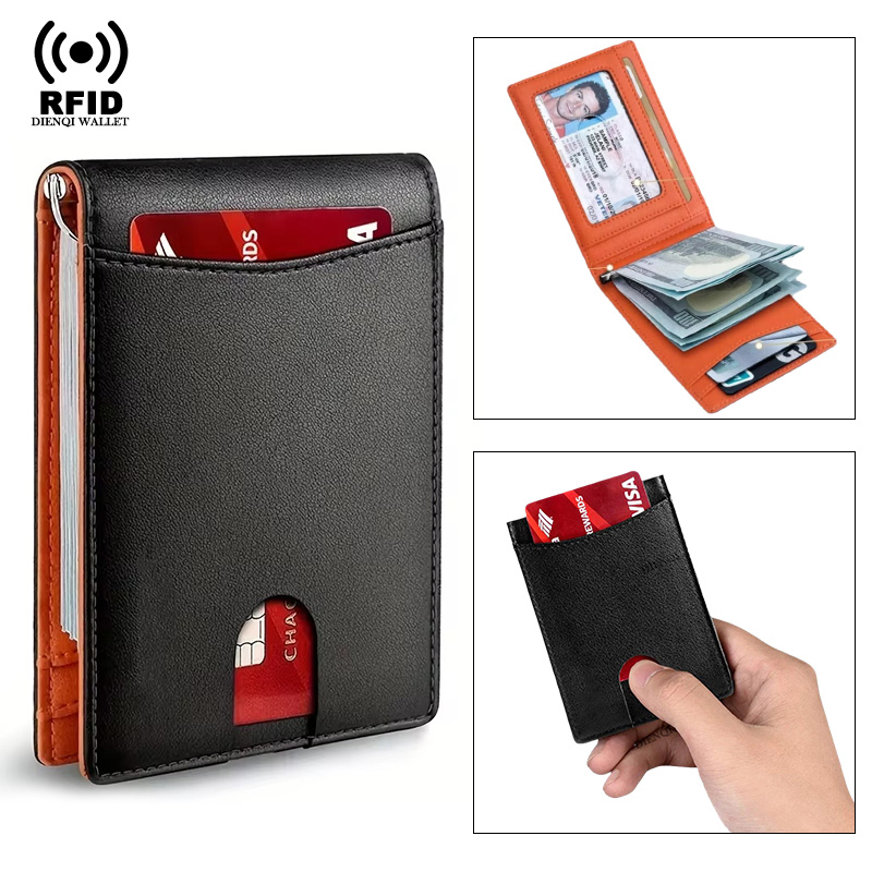 Passport Holder Rfid - 명함 지갑 신용 카드 지갑 남성용