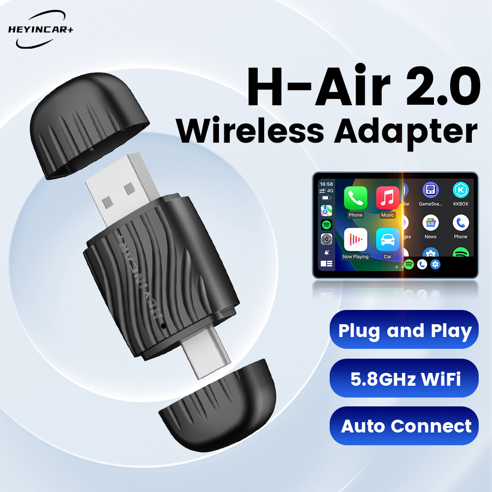 Travel Adapter Universal - HEYINCAR 2 in 1 인터페이스 무선