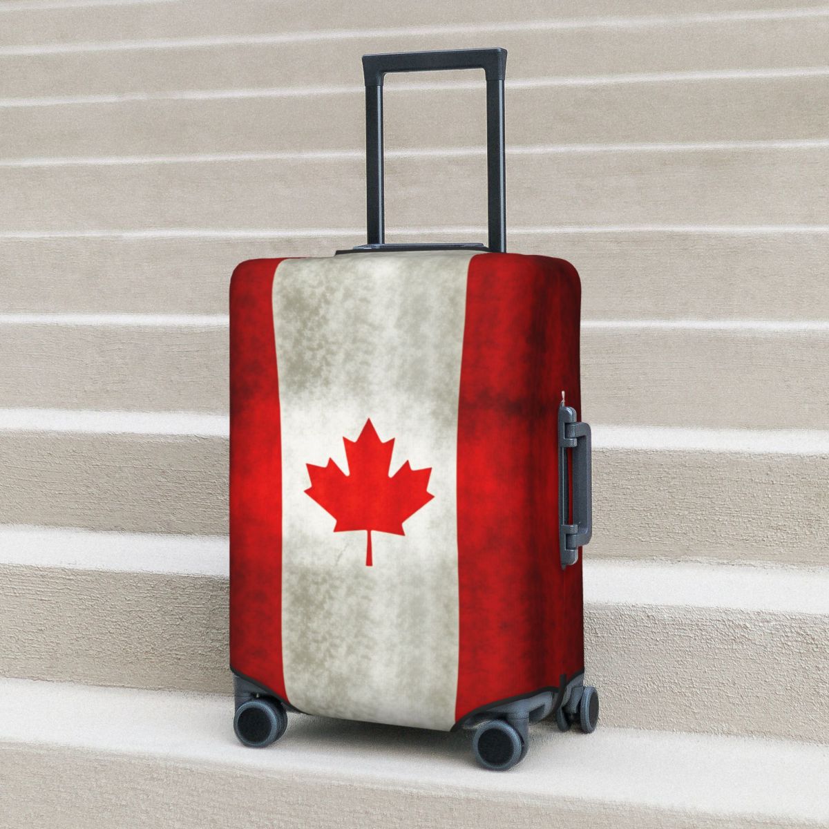 Travel Accessories Canada - 단풍잎이 있는 캐나다 국기 여행 가방