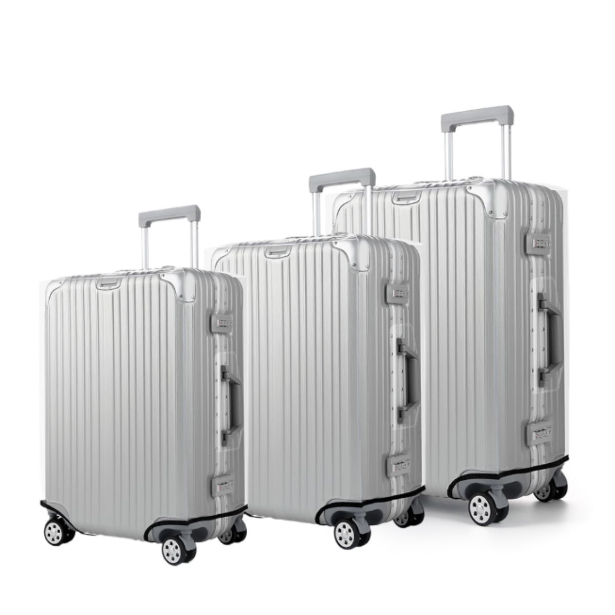 Travel Accessories 2022 - 두꺼운 투명 수하물 커버 보호대, 18인치