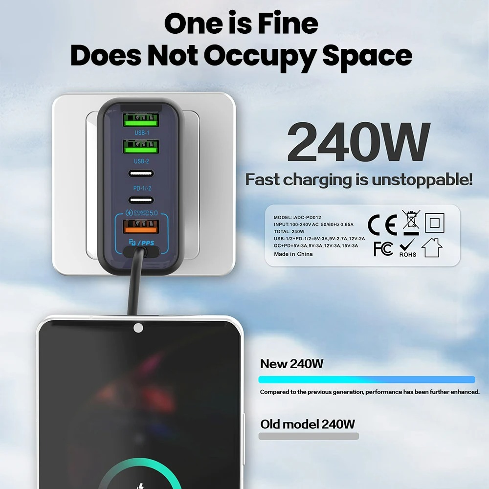 타입 C 240W USB 고속 충전기, 삼성, 화웨이, - Travel Adapter Universal 리뷰 및 가격