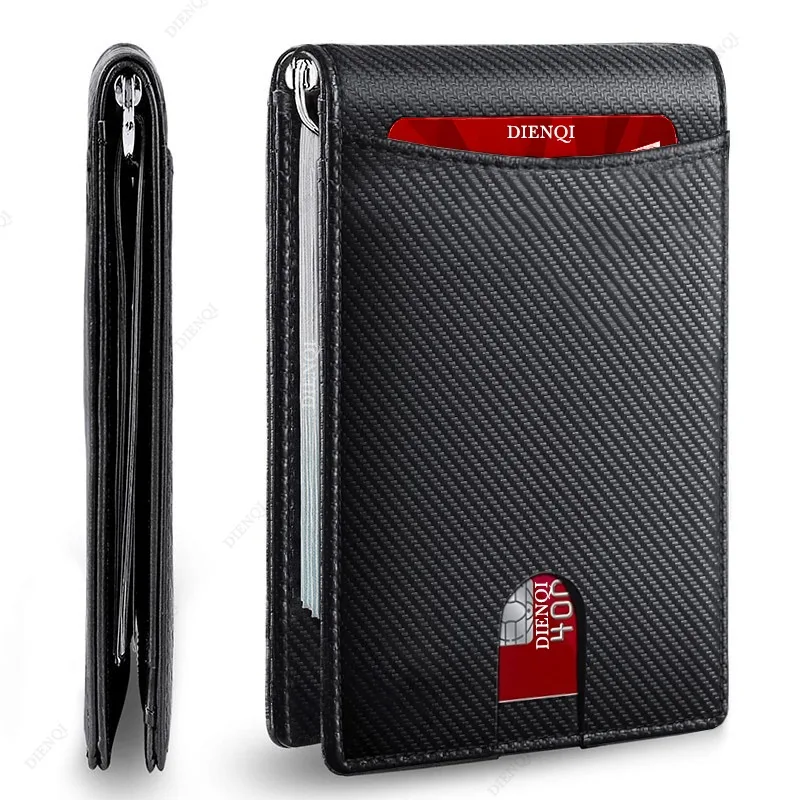 명함 지갑 신용 카드 지갑 남성용 가죽 초박형 스마트  - Passport Holder Rfid 리뷰 및 가격