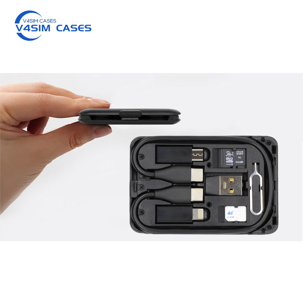 도시 서바이벌 카드 다기능 데이터 라인 변환 헤드 충전 - Sim Card Holder Case 리뷰 및 가격