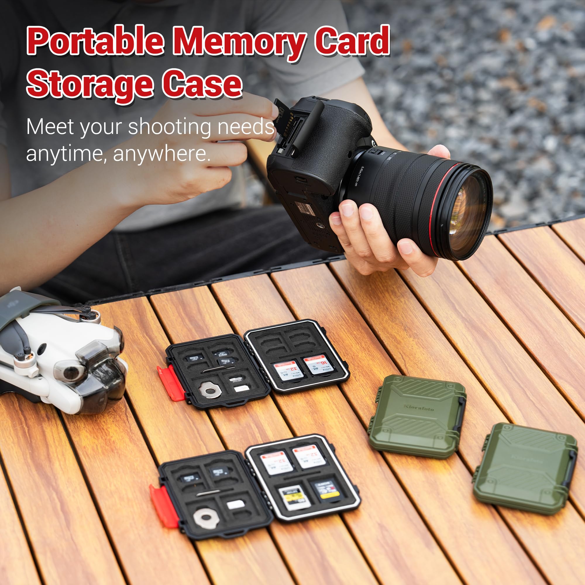18 슬롯 방수 메모리 카드 케이스 (SD SDHC S - Sim Card Holder Case 리뷰 및 가격
