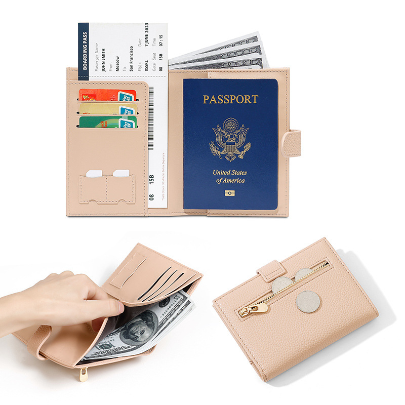 여성용 가죽 여권지갑 RFID 도난방지 대용량 문서/티 - Passport Holder Rfid 리뷰 및 가격
