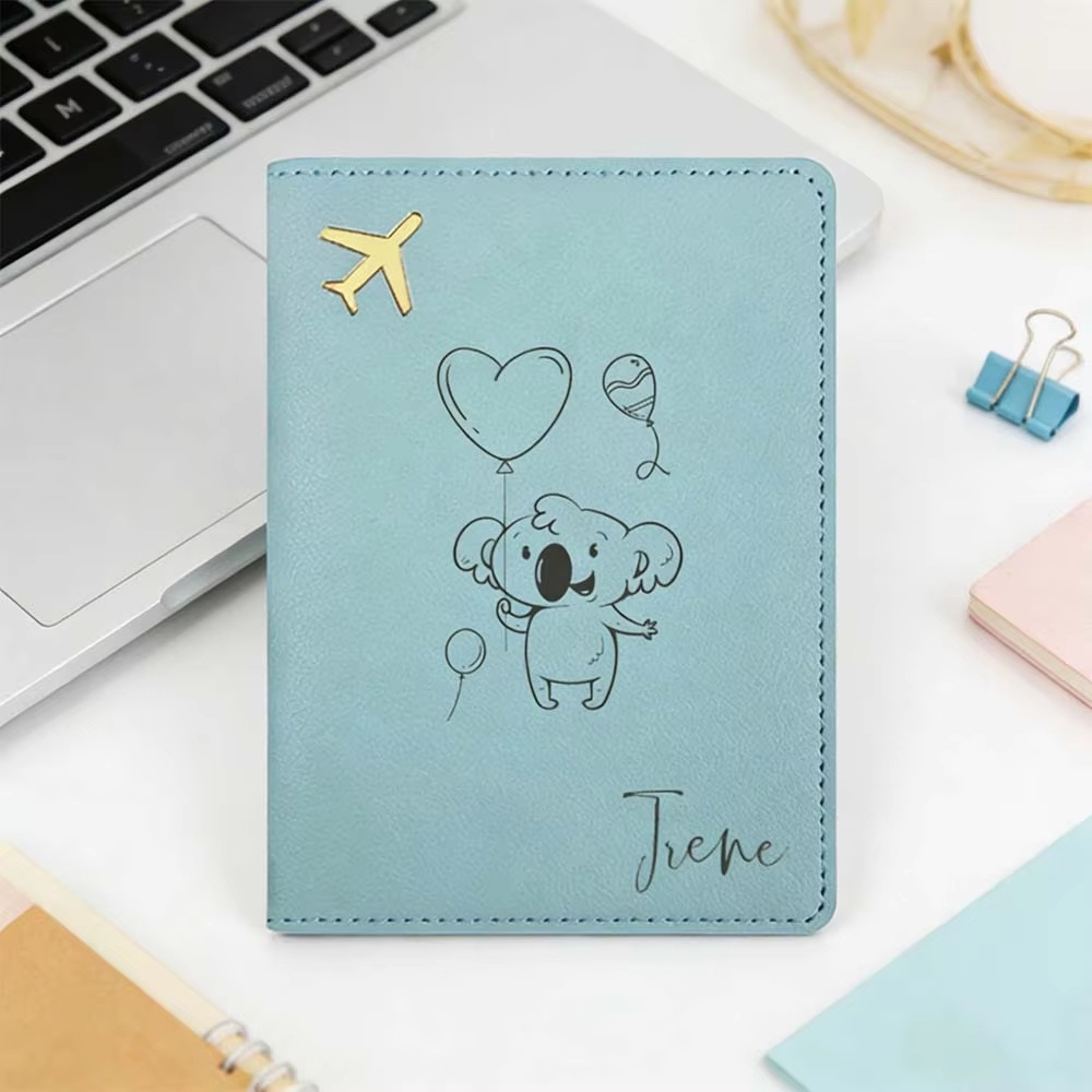 개인 맞춤 이름이 새겨진 여권 커버, 가죽 여권 홀더, - Travel Accessories Meaning 리뷰 및 가격