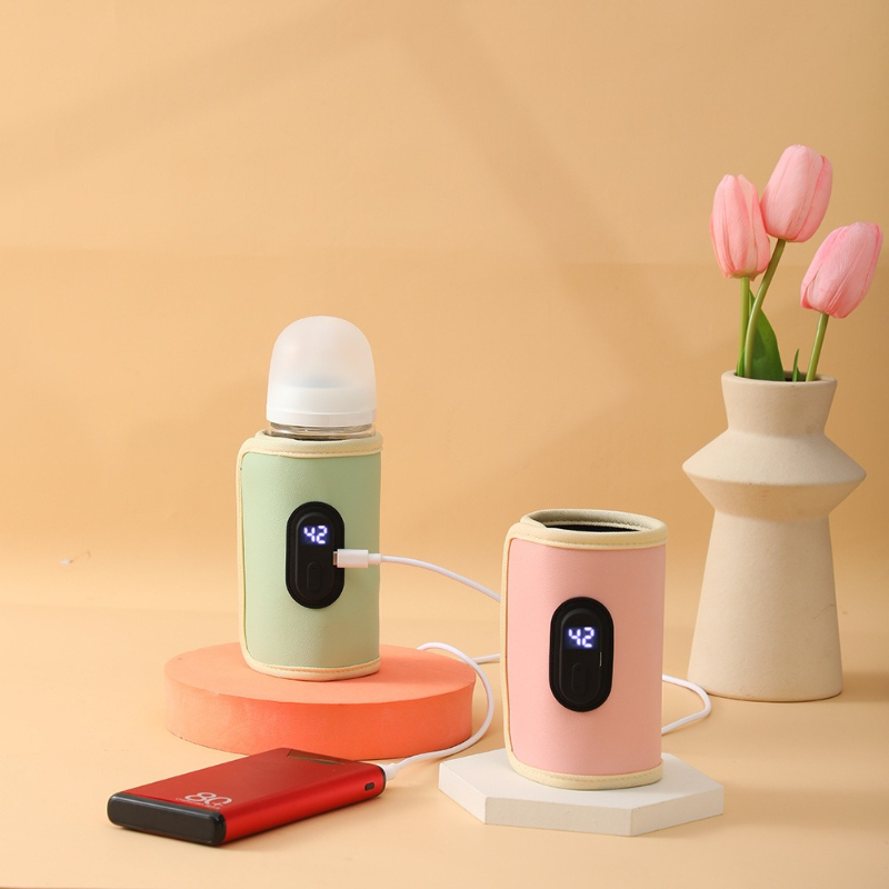 휴대용 디지털 디스플레이 아기 젖병 워머 USB 차량  - Travel Accessories For 1 Year Old 리뷰 및 가격