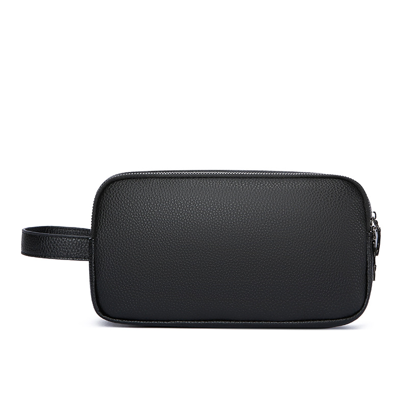 빈티지 남성용 핸드 클러치 백, 다층 지퍼 수납공간,  - Travel Accessories Box 리뷰 및 가격