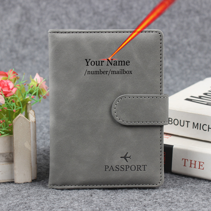 마그네틱 버튼 여권 커버 커버에 이름을 사용자 정의 R - Travel Accessories Bag For Men 리뷰 및 가격