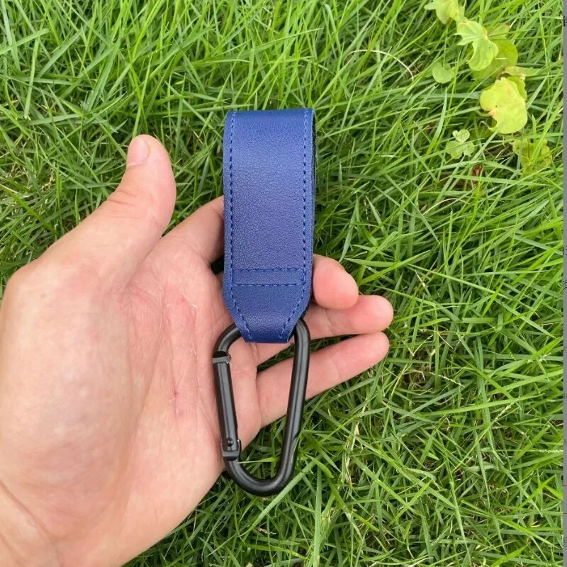 2Pcs 가죽 카트 후크 아기 유모차 후크 PU 조정  - Travel Accessories For 1 Year Old 리뷰 및 가격