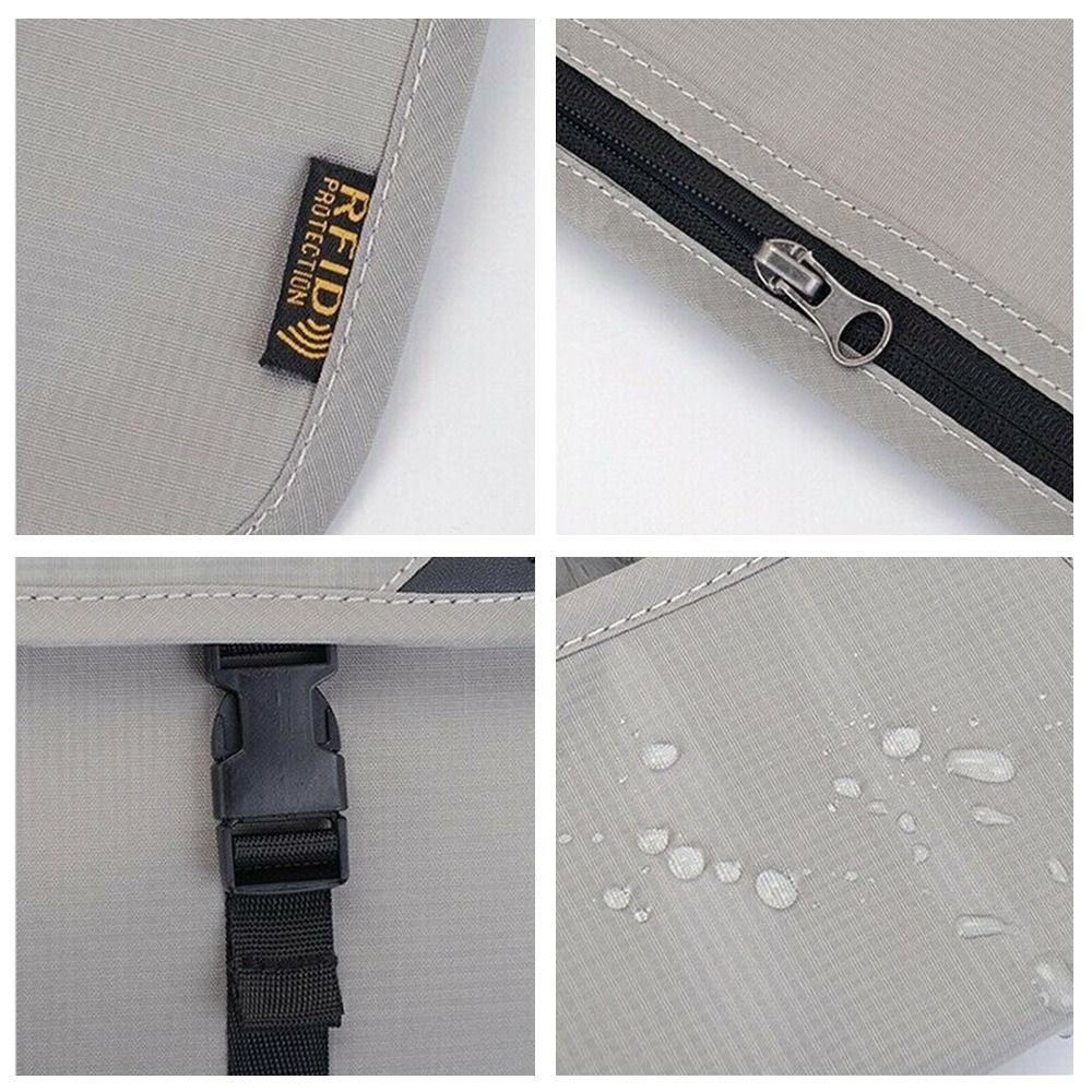 휴대용 여행 보호 커버 보안 주머니 지갑 ID 카드 홀 - Passport Holder Rfid 리뷰 및 가격