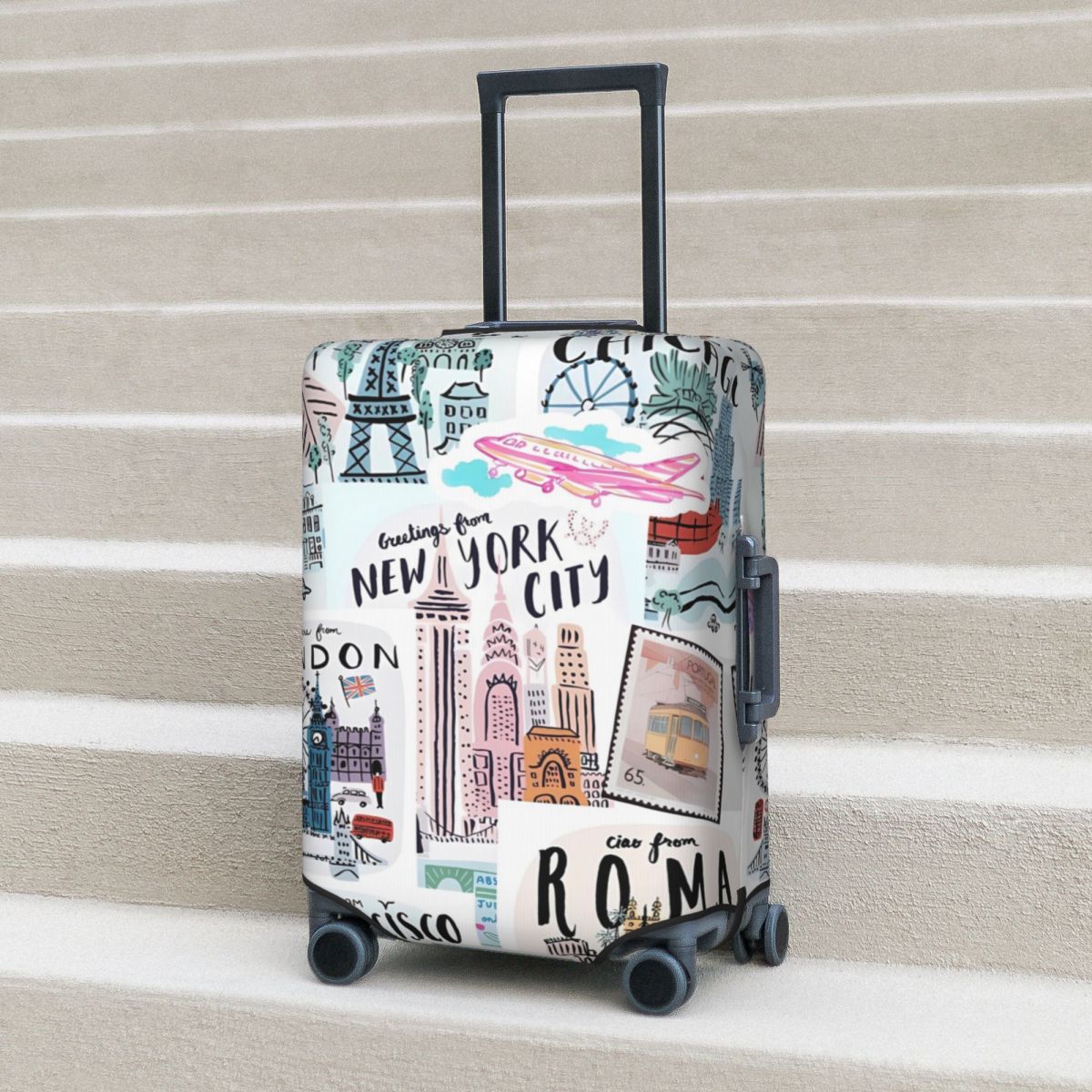 여행 인쇄 가방 커버 뉴욕 메모리 휴일 비즈니스 실용  - Travel Accessories New York 리뷰 및 가격