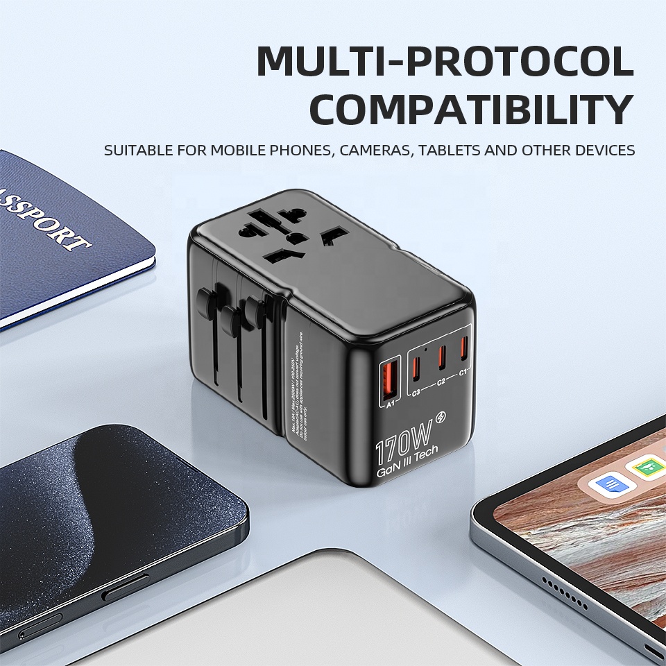 PD 170W 멀티 포트 국제 USB 전세계용 충전기  - Travel Adapter Universal 리뷰 및 가격