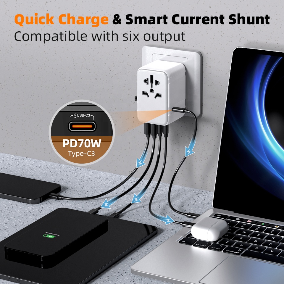 유니버설 월드와이드 벽면 콘센트 전원 어댑터 USB 휴 - Travel Adapter Universal 리뷰 및 가격