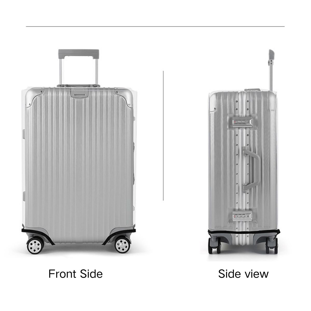 두꺼운 투명 수하물 커버 보호대, 18인치 20인치 2 - Travel Accessories 2022 리뷰 및 가격