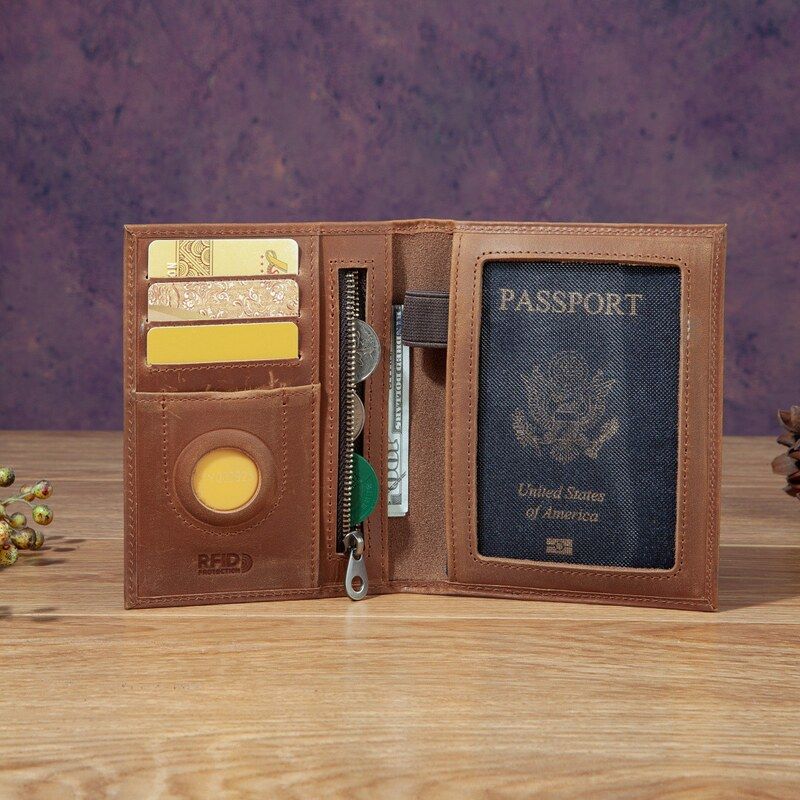 세련된 유니섹스 맥호스 가죽 여권 케이스 다기능 RFI - Passport Holder Rfid 리뷰 및 가격